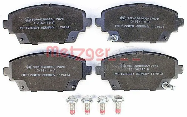 Brake Pad Set, disc brake (1170124)