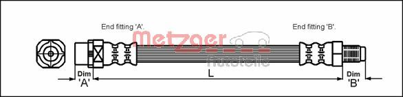 Brake Hose (4110054)