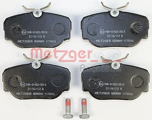 Brake Pad Set, disc brake (1170316)