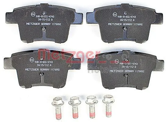 Brake Pad Set, disc brake (1170092)