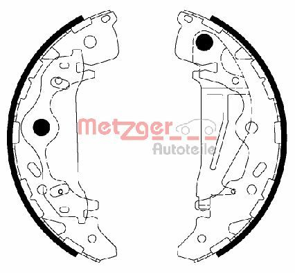 Brake Shoe Set (MG 217)
