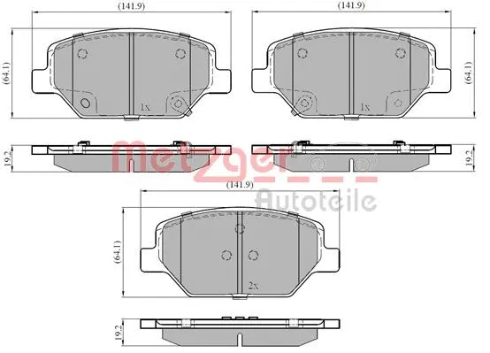 Brake Pad Set, disc brake