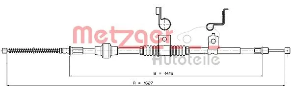 Cable Pull, parking brake (17.2295)
