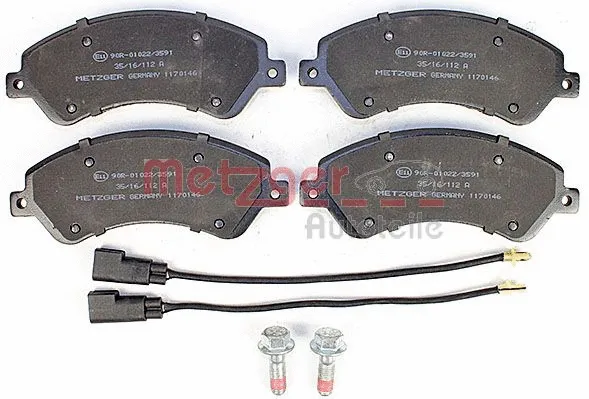 Brake Pad Set, disc brake (1170146)