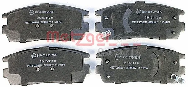 Brake Pad Set, disc brake (1170256)