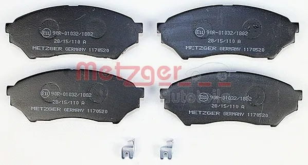 Brake Pad Set, disc brake (1170520)