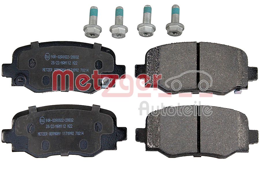Brake Pad Set, disc brake (1170992)