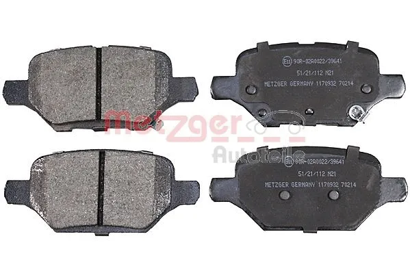 Brake Pad Set, disc brake (1170932)