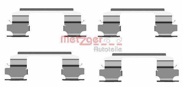 Accessory Kit, disc brake pad (109-1686)