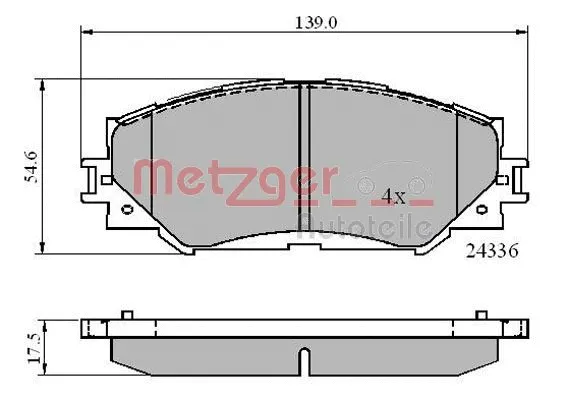 Brake Pad Set, disc brake