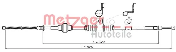 Cable Pull, parking brake (17.2294)
