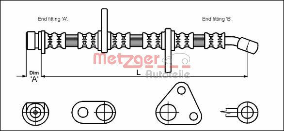 Brake Hose (4113501)