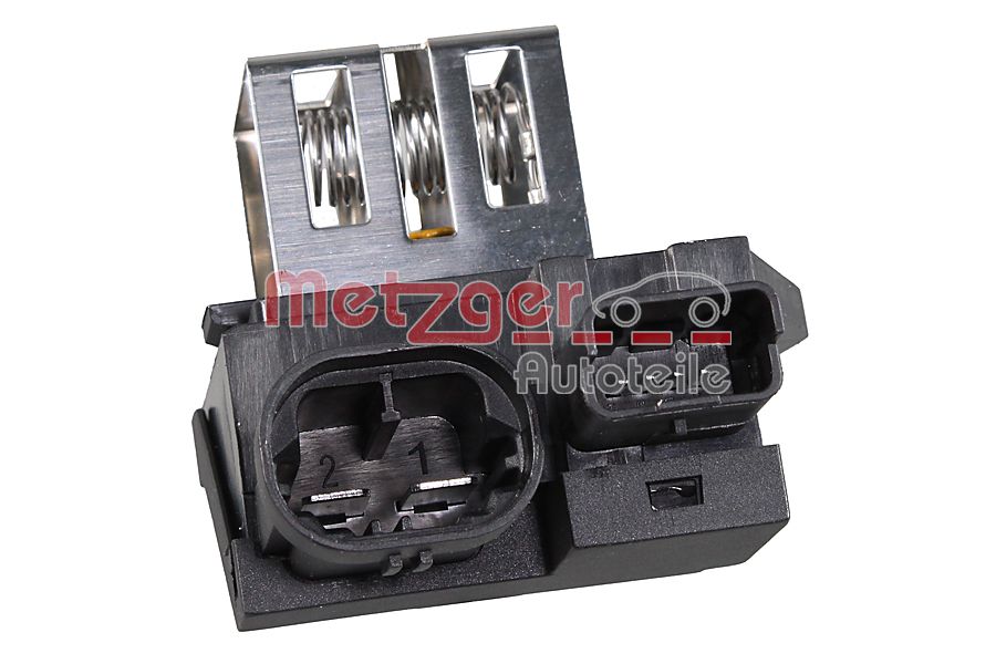 Series resistor, electric motor (radiator fan)