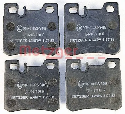 Brake Pad Set, disc brake (1170158)
