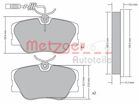 Brake Pad Set, disc brake