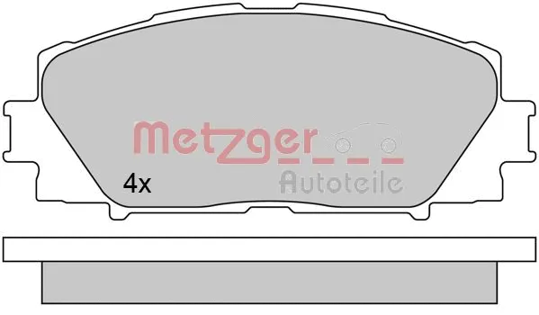 Brake Pad Set, disc brake (1170618)
