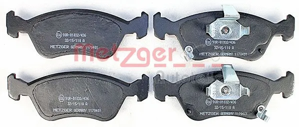 Brake Pad Set, disc brake (1170401)