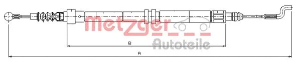 Cable Pull, parking brake (10.7393)