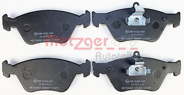 Brake Pad Set, disc brake (1170279)
