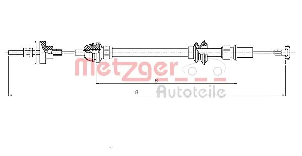 Cable Pull, clutch control (19.208E)