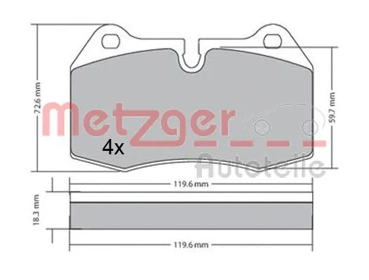 Brake Pad Set, disc brake