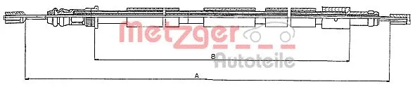 Cable Pull, parking brake (10.6021)