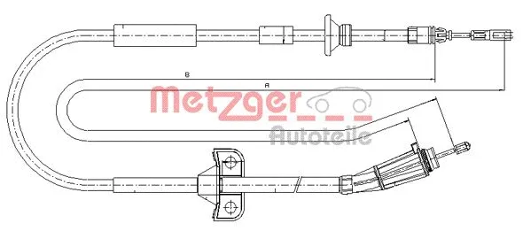Cable Pull, parking brake (10.8185)
