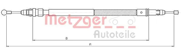 Cable Pull, parking brake (10.4738)