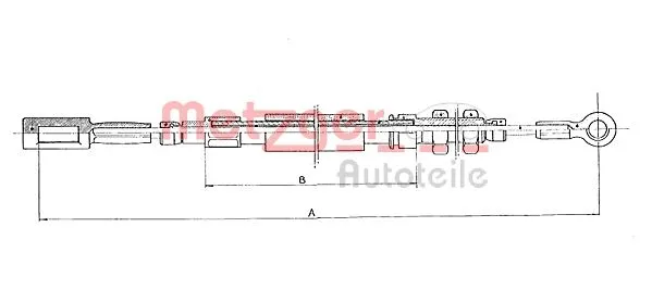 Cable Pull, parking brake (1171.3)