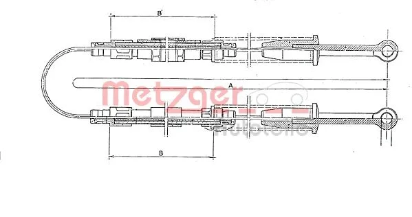 Cable Pull, parking brake (321.5)
