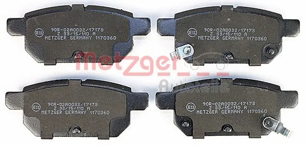 Brake Pad Set, disc brake (1170360)