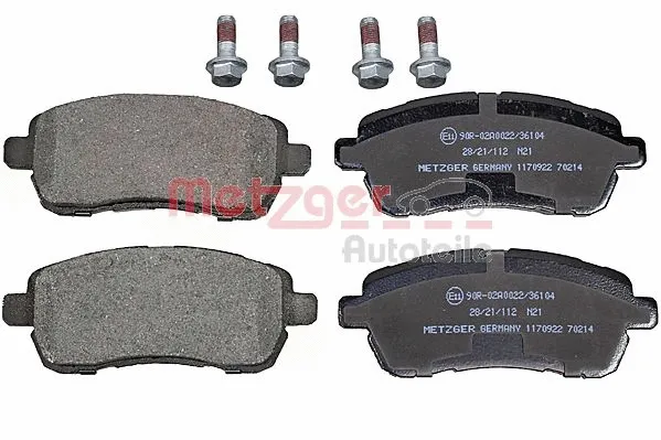 Brake Pad Set, disc brake (1170922)