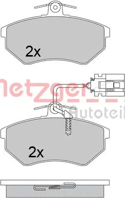 Brake Pad Set, disc brake (1170674)
