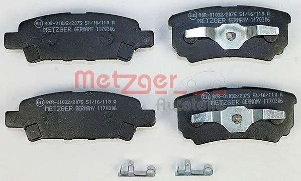 Brake Pad Set, disc brake (1170306)