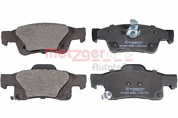 Brake Pad Set, disc brake (1170838)