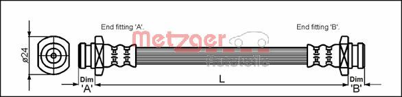 Brake Hose (4110089)