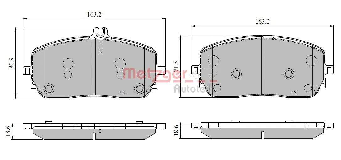 Brake Pad Set, disc brake (1170956)