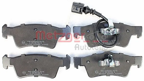 Brake Pad Set, disc brake (1170465)