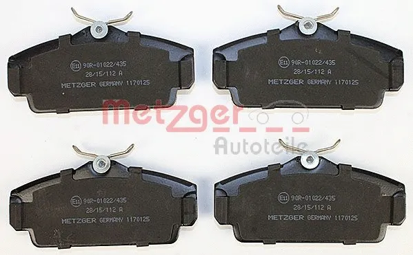 Brake Pad Set, disc brake (1170125)