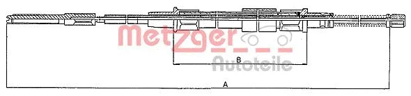Cable Pull, parking brake (10.7402)