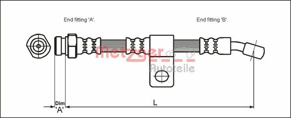 Brake Hose (4110404)