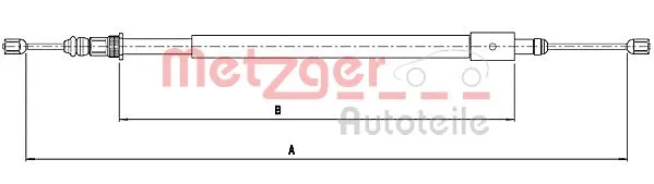 Cable Pull, parking brake (10.4577)