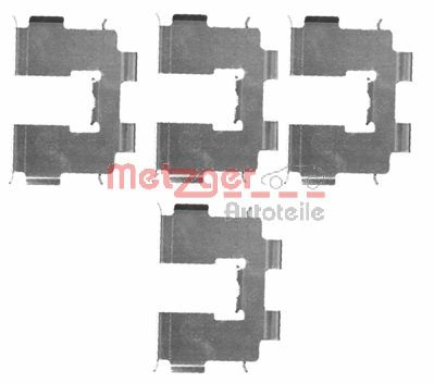 Accessory Kit, disc brake pad (109-1717)