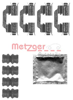 Accessory Kit, disc brake pad (109-1832)