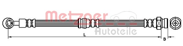 Brake Hose (4110410)