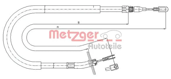Cable Pull, parking brake (10.9880)