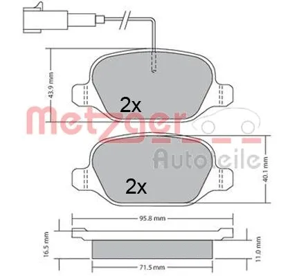 Brake Pad Set, disc brake