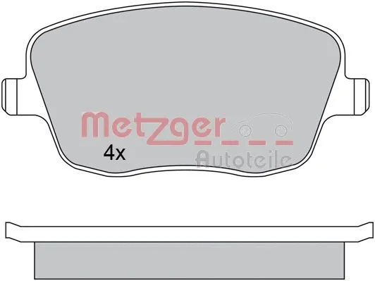 Brake Pad Set, disc brake (1170417)