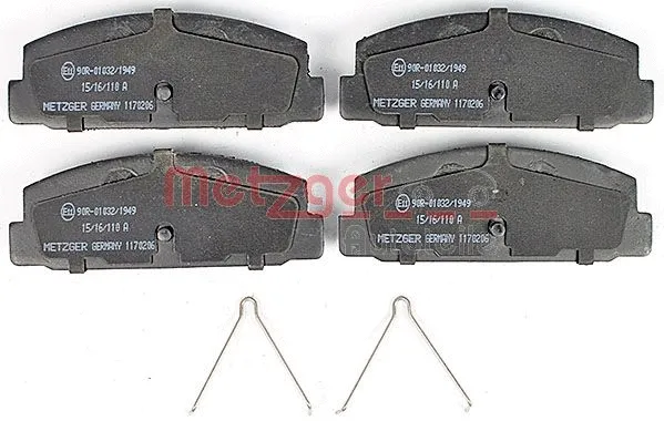 Brake Pad Set, disc brake (1170206)