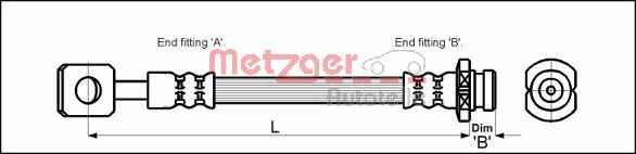 Brake Hose (4110602)